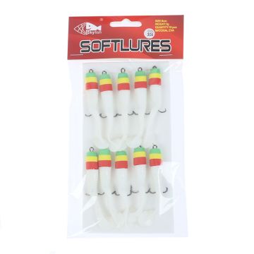 Джиговая приманка  SKYFISH "Soft Lures", 8см.WEIGHT:3g COL:309 (10шт/уп)